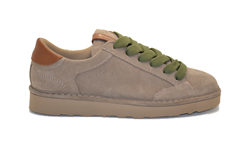 SCARPA ALLACCIATA P001 UOMO IN SUEDE WALNUT MILITARY OLIVE
